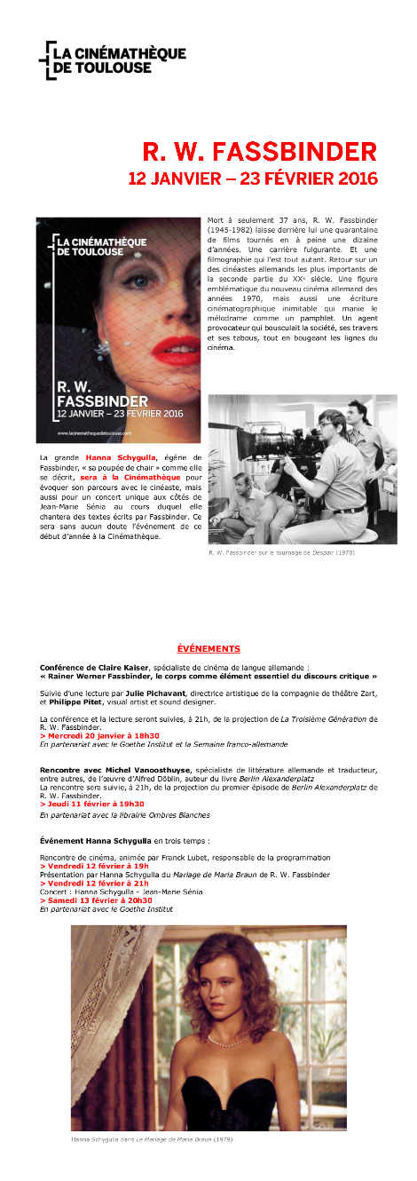 ProgFassbinderCinematheque