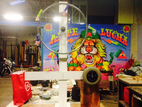 Philippe Pitet - Installation La Croix du Sud