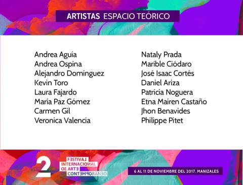 Philippe Pitet - Festival Internacional de Arte Contemporáneo de Manizales