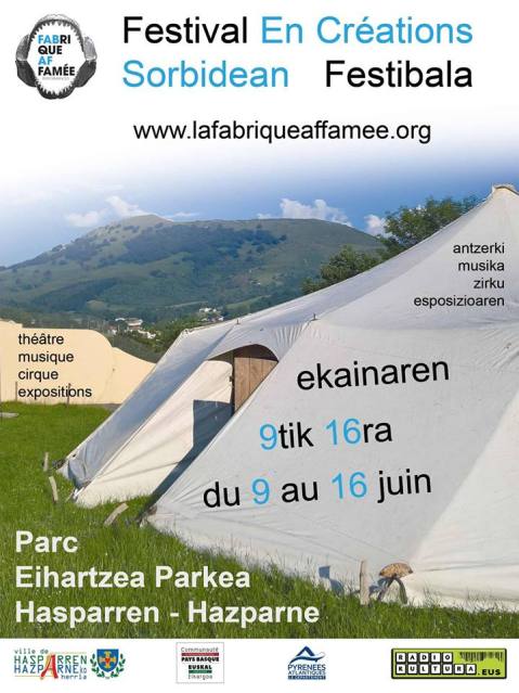 Don't Try, installation du Collectif CrowHackers, avec BrainHover et Carine Puyo dans le cadre du Festival En création de La Fabrique Affamée à Hasparren - Philippe Pitet plasticien Toulouse