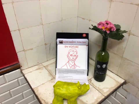 Pièce d'exposition de Philippe Pitet à la Fondation François Lagrange de Die dans la Drôme