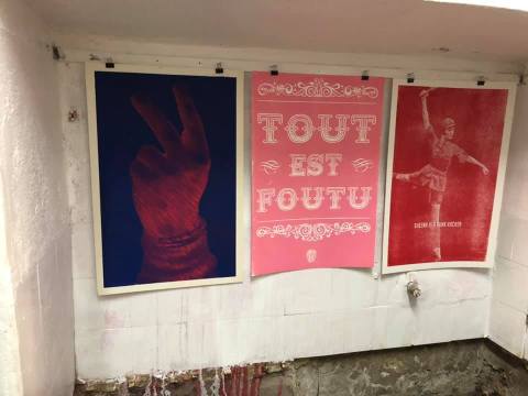 Pièce d'exposition à la Fondation François Lagrange de Die dans la Drôme (photo de Philippe Pitet)