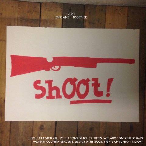 Carte de vœux 2020 de Philippe Pitet Artiste Plasticien - Philippe Pitet Visual Artist 2020 Greeting Card