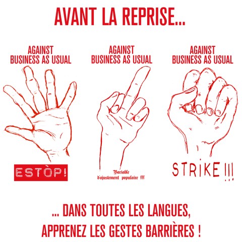 Sortir de la Crise et du confinement mars 2020 Philippe Pitet Les Gestes Barrière