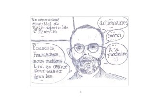 Dessin de confinement Philippe Pitet