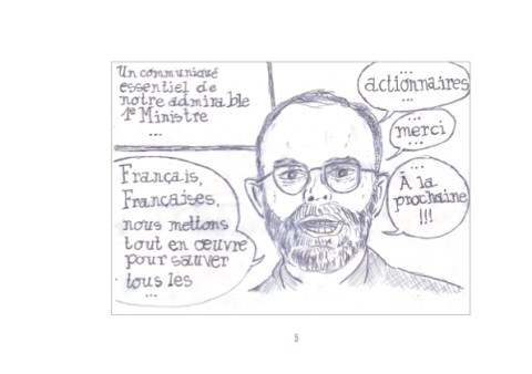 Dessin de confinement Philippe Pitet