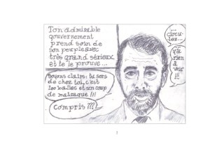 Dessin de confinement Philippe Pitet