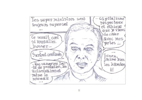 Dessin de confinement Philippe Pitet