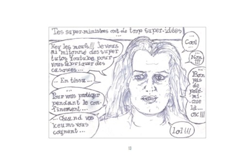 Dessin de confinement Philippe Pitet