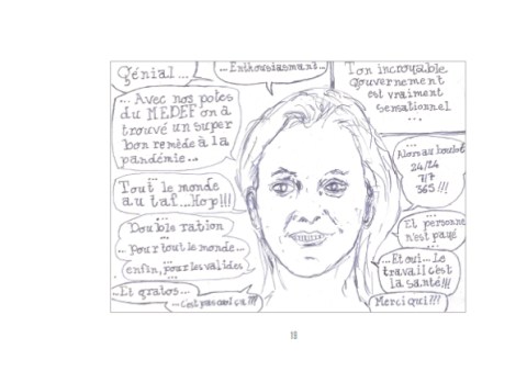 Dessin de confinement Philippe Pitet