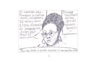 Dessin de confinement Philippe Pitet