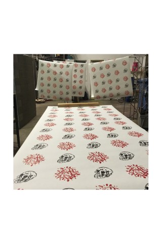 Papier peint "La mort" créé par Philippe Pitet - 2017