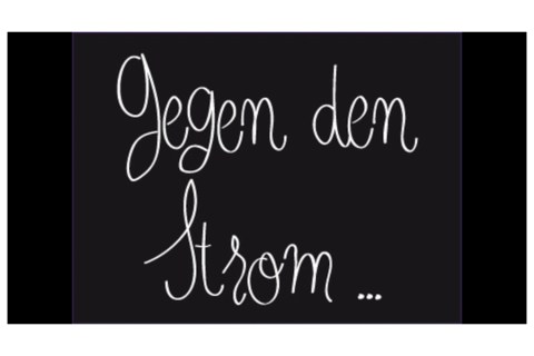 Capture d'écran de la vidéo de Philippe Pitet "Gegen den Strom" - 1999