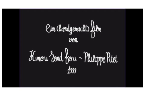 Capture d'écran de la vidéo de Philippe Pitet "Gegen den Strom" - 1999