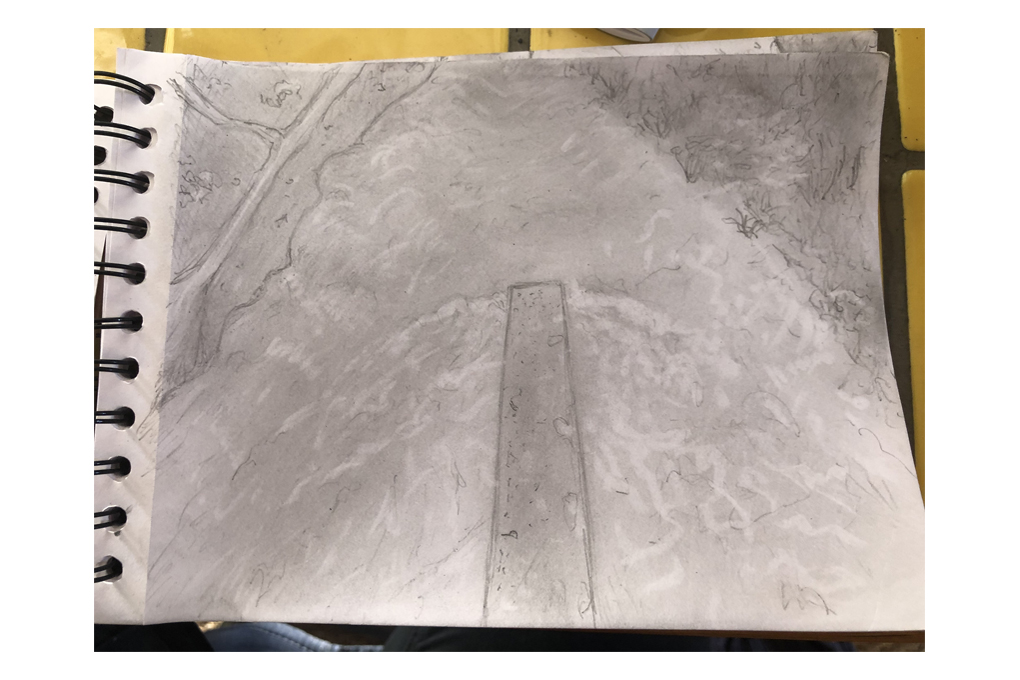 Dessin "Aiga - Carnet de croquis" - 2020