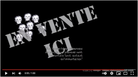 Capture d'écran du clip promotionnel pour Nos Super-héros (héroïnes) - Philippe Pitet