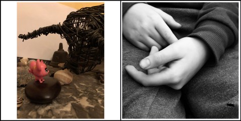 Duo de photos de Thérèse Pitte et Philippe Pitet, dans le cadre du dialogue photographique "Ne va jamais à Navatar - Bienvenue en Chamanie" - Hors saisons