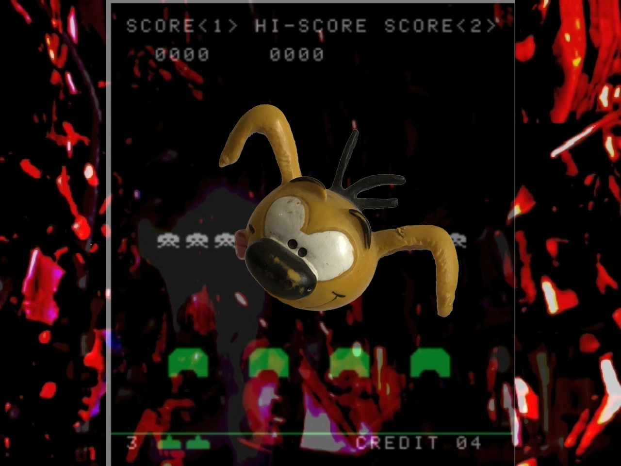 Capture d'écran de la vidéo "Le Jeu" du plasticien Philippe Pitet - Vidéo du cycle "No Show" - 2013