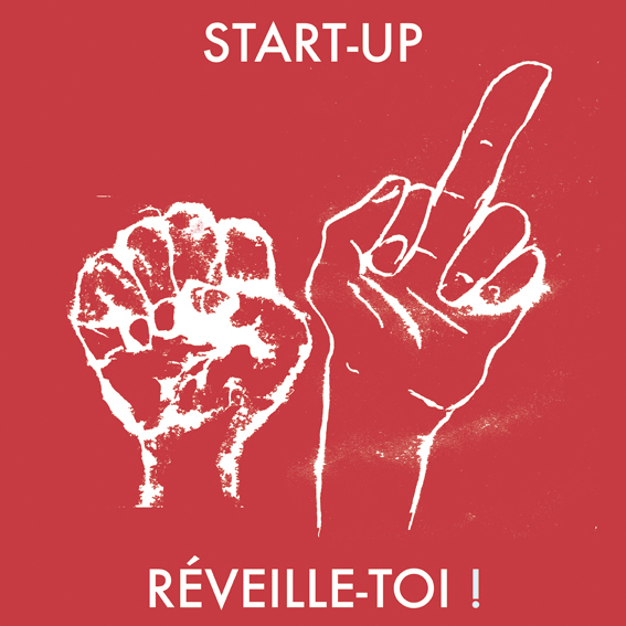 Image d'un dessin de la série de 52 pièces "Slow Gangs die Symphonie der relativen Utopien" de l'artiste plasticien Philippe Pitet - 2018