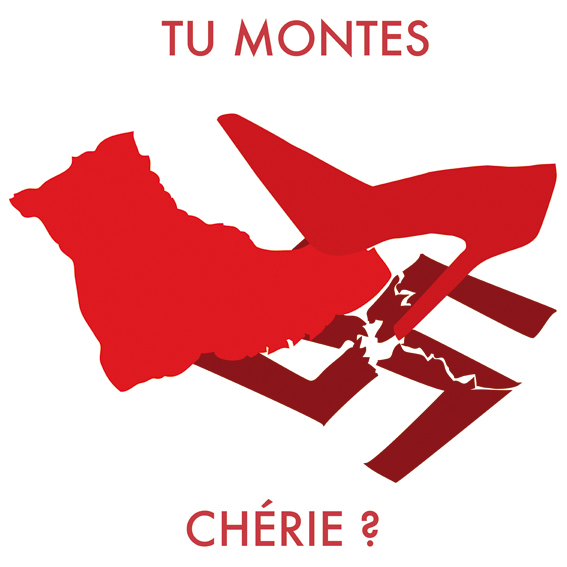 Image d'un dessin de la série de 52 pièces "Slow Gangs die Symphonie der relativen Utopien" de l'artiste plasticien Philippe Pitet - 2018