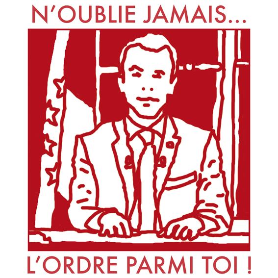 Image d'un dessin de la série de 52 pièces "Slow Gangs die Symphonie der relativen Utopien" de l'artiste plasticien Philippe Pitet - 2018