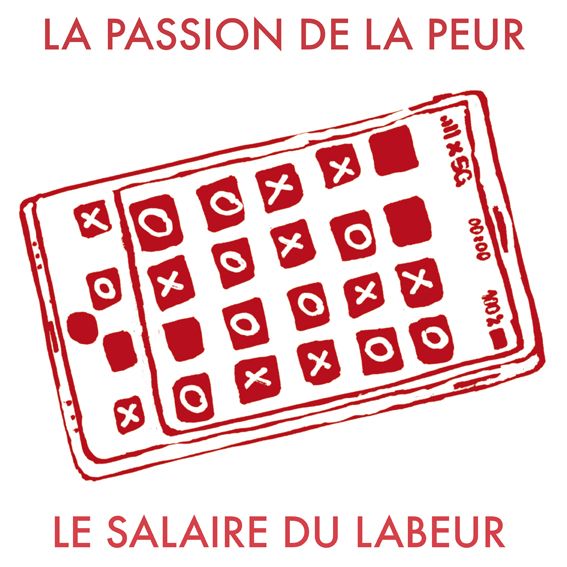 Image d'un dessin de la série de 52 pièces "Slow Gangs die Symphonie der relativen Utopien" de l'artiste plasticien Philippe Pitet - 2018