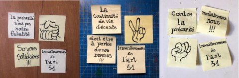 Photos de "Becquets de combat", pour Travailleureuses de l'Art 31, par Philippe Pitet - Plasticien 2024