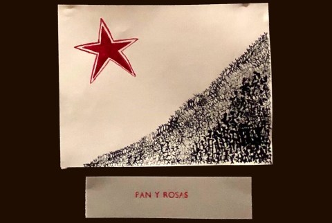 Pan Y Rosas - Travail de dessin en direct pour la nuit de lecture du "Canto General" de Pablo Neruda - Cave Po' Toulouse Octobre 2020